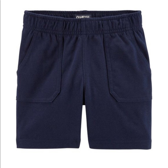 NWT Boys OshKosh B’Gosh Flat Front Navy Shorts - Picture 1 of 5